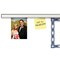 Grip-A-Strip Display Rail, 2 Feet, Satin Finish, Personal Size 2000 - alternate 3